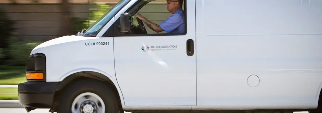 KIC Refrigeration service vehicle serving Sidney area